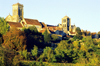 Vzelay, Yonne, Burgundy / Bourgogne, France: the town and Vzelay Abbey - photo by K.Gapys