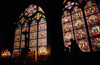 Paris, France: glass windows inside Notre Dame Cathedral - 4e arrondissement - photo by C.Lovell