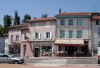 France - Lyon / Lyons: shops in Chaponost (photo by Robert Ziff)