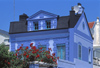 France - Le Havre (Seine-Maritime, Haute-Normandie): painted house - photo by A.Bartel