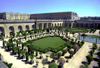 Versailles, Yvelines dpartement, France: Palace of Versailles / Chteau de Versailles - castle and the orangery - orange trees are planted in boxes - photo by Y.Baby
