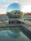 Paris, France: La Villette - city of science - Gode - reflections of reflections - photo by A.Slobodianik
