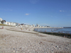 Le Havre, Seine-Maritime, Haute-Normandie, France: Low Tide, pebbles beach - Normandy - photo by A.Bartel