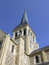 Le Havre, Seine-Maritime, Haute-Normandie, France: spire of St. Vincent Church - photo by A.Bartel