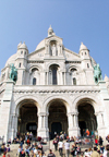 France - Paris: Sacre-Coeur basilica - entrance (photo by K.White)