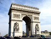 France - Paris: Arc de Triomphe (photo by K.White)
