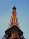 France - Paris: Paris: Eiffel tower at dusk (photo by K.White)
