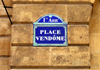 France - Paris: Place Vendme - the sign - 1er arrondissement - photo by K.White