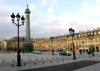 France - Paris: Place Vendome - architect Jules Hardouin-Mansart - rive droite - photo by K.White