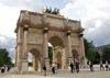 Paris, France: Arc de Triomphe du Carrousel - designed by Charles Percier and Pierre Lonard Fontaine - photo by K.White