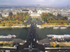France -  La Seine, Pont d'Ina, Trocadero and Palais de Chaillot - seen from the Eiffel Tower (photo by J.Kaman)