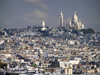 France - Paris: Sacr Coeur and Montmartre - view from the top of Arc de Triomphe (photo by J.Kaman)