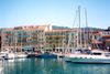 France - Nice (Alpes Maritimes): Bassin Lympia - Quai des Docks - yachts - port - harbor - photo by M.Torres