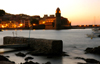 France - Northern Catalonia - Languedoc-Roussillon - Pyrnes-Orientales - Collioure - Cotlliure - harbour at dusk - photo by T.Marshall