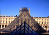 Paris, France: Louvre Museum - Louvre Pyramid - glass and metal structure used as the museum's main entrance - 1er arrondissement - photo by A.Bartel