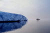 21 Franz Josef Land: Blue Iceberg and Cruise ship - photo by B.Cain