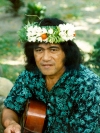 French Polynesia - Nuku Hiva island - Marquesas: Taiohae - musician (photo by G.Frysinger)