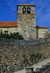 Galicia / Galiza - Laxe - A Corua province: belfry - church of Santa Mara da Atalaia - photo by S.Dona'