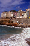 Galicia / Galiza - A Corua: the seafront - Atlantic Ocean - photo by S.Dona'