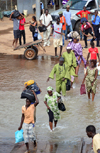 Banjul, The Gambia: people cross the water to board the ferry - Banjul ferry terminal - photo by M.Torres