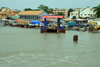 Banjul, The Gambia: ferry terminal seen from the river - photo by M.Torres