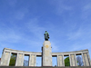 Berlin, Germany / Deutschland: Red Army Monument - Soviet war memorial in the Tiergarten - Strasse des 17. Juni - stoa built with materials from the ruins of the Reich Chancellery - architect Mikhail Gorvits - photo by M.Bergsma