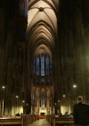 Germany / Deutschland - Cologne / Koeln / CGN (North Rhine-Westphalia): the Cathedral - dark interior - Unesco world heritage site  (photo by G.Friedman)