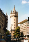 Germany / Deutschland - Frankfurt am Main (Hessen / Hesse) / FRA: Eschenheimer Tower - part of the city's medieval fortifications - Innenstadt / Eschenheimer Turm - photo by M.Torres