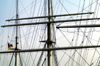 Germany / Deutschland - Hamburg: the Rickmer Rickmers - detail of the masts (photo by W.Schmidt)