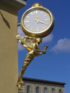 Germany - Bavaria - Munich / Mnchen: Golden clock - Huber - photo by J.Kaman