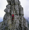 Germany - Oberstdorf, Allgu region, Swabia, Bavaria: mountain climber - Hindelanger Klettersteig, Oberallgu - Bavarian Alps - photo by W.Allgower