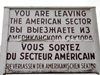 Germany / Deutschland - Berlin: Checkpoint Charlie - leaving the American sector - photo by M.Bergsma
