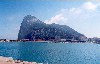 Gibraltar: the Rock from La Lnea de la Concepcin - West Side town area (photo by Miguel Torres)