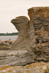 Sweden - Gotland - Fr island: Eagle Rock formation - photo by C.Schmidt