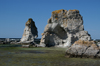 Fr island, Gotland, Sweden - Digerhuvud: 'Raukar' - limestone rock formations - photo by A.Ferrari