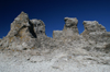 Fr island, Gotland, Sweden - Digerhuvud: 'Raukar' - limestone rock formations - wall - photo by A.Ferrari