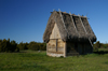 Fr island, Gotland, Sweden - Broa: old house with thatched roof - photo by A.Ferrari
