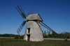 Fr island, Gotland, Sweden - Broa: old stone windmill - photo by A.Ferrari