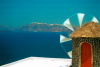 Greek islands - Santorini / Thira: windmill - photo by D.Smith