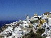 Greek islands - Santorini / Thira: Oia - on the slopes of the caldera - photo by A.Dnieprowsky