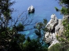 Greek islands - Corfu / Kerkira: rocky coast - photo by A.Dnieprowsky