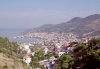 Greek islands - Samos - Samos / Vathy: looking down on the town - photo by M.Bergsma