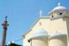 Greek islands - Kos - Kos town: church - domes - photo by M.Bergsma