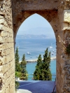 Greece - Methoni (Patra - Peloponnese): view over the port - photo by T.Marshall