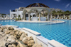 Greece, Rhodes: the poolat the Lindian village Rhodes' top luxury hotel - photo by P.Hellander
