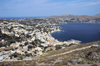 Greece, Dodecanese, Leros:view over Agia Marina from Pandeli Castle - photo by P.Hellander