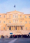 Greece - Athens: Parliament - former Royal Palace - Plateia Syntagmatos - architect: Von Gartner - photo by M.Torres