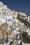 Greece, Santorini, Oia:the hanging clifftop village at sunset - photo by P.Hellander