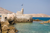 Greece - Paros: the ruins of the Venetian castle in Naousa town - photo by D.Smith