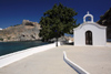 Greece - Rhodes island - Lindos - St.Paul's bay - St.Paulchapel - photo by A.Dnieprowsky